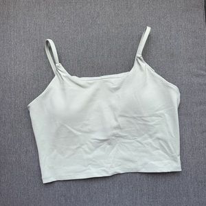 Cropped Workout Tank Top (Padded)